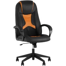 Кресло игровое TopChairs ST-CYBER 8 черный/оранжевый