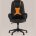 Кресло игровое TopChairs ST-CYBER 8 черный/оранжевый 