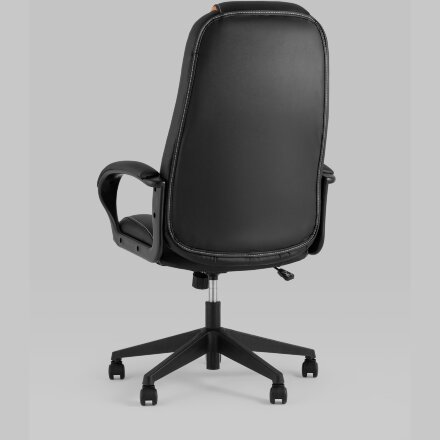 Кресло игровое TopChairs ST-CYBER 8 черный/оранжевый 