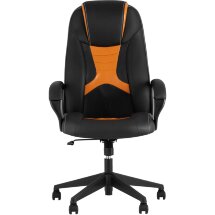 Кресло игровое TopChairs ST-CYBER 8 черный/оранжевый