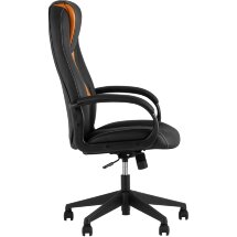 Кресло игровое TopChairs ST-CYBER 8 черный/оранжевый