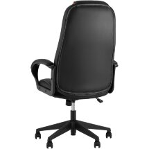 Кресло игровое TopChairs ST-CYBER 8 черный/оранжевый