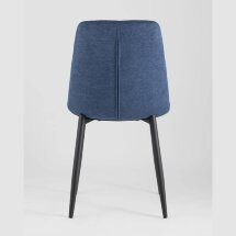 Стул Stool Group Канзас синий в мягкой тканевой обивке