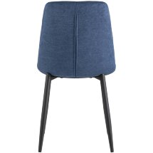 Стул Stool Group Канзас синий в мягкой тканевой обивке