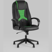 Кресло игровое TopChairs ST-CYBER 8 черный/салатовый