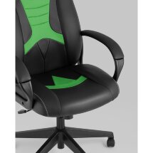 Кресло игровое TopChairs ST-CYBER 8 черный/салатовый