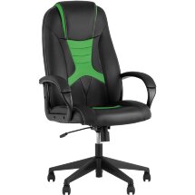 Кресло игровое TopChairs ST-CYBER 8 черный/салатовый