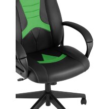 Кресло игровое TopChairs ST-CYBER 8 черный/салатовый
