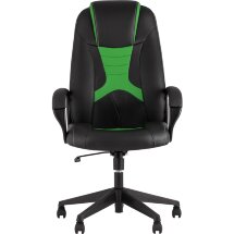 Кресло игровое TopChairs ST-CYBER 8 черный/салатовый