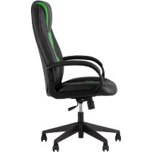 Кресло игровое TopChairs ST-CYBER 8 черный/салатовый