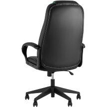 Кресло игровое TopChairs ST-CYBER 8 черный/салатовый