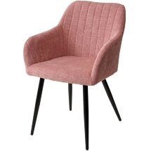 Стул BRANDY WZ2042-11 брусничный фактурный велюр/ черный каркас М-City