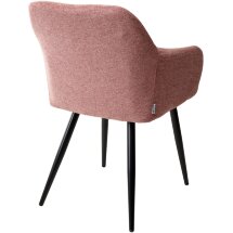 Стул BRANDY WZ2042-11 брусничный фактурный велюр/ черный каркас М-City