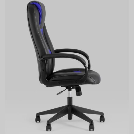 Кресло игровое TopChairs ST-CYBER 8 черный/синий 
