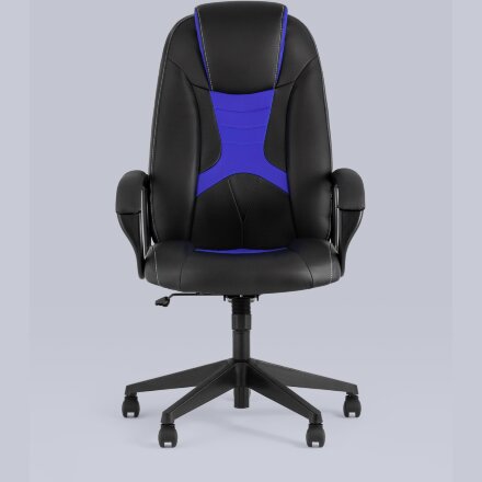 Кресло игровое TopChairs ST-CYBER 8 черный/синий 