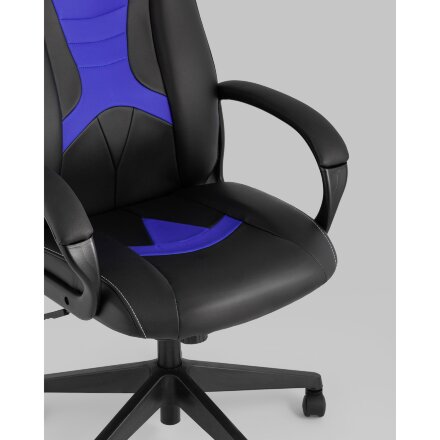 Кресло игровое TopChairs ST-CYBER 8 черный/синий 