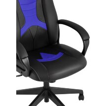 Кресло игровое TopChairs ST-CYBER 8 черный/синий