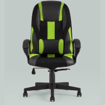 Кресло игровое TopChairs ST-CYBER 9 черный/зеленый