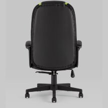 Кресло игровое TopChairs ST-CYBER 9 черный/зеленый