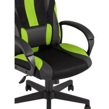 Кресло игровое TopChairs ST-CYBER 9 черный/зеленый