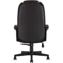 Кресло игровое TopChairs ST-CYBER 9 черный/зеленый