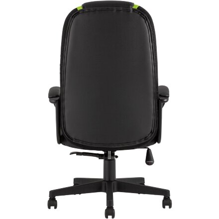 Кресло игровое TopChairs ST-CYBER 9 черный/зеленый 