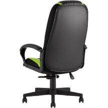 Кресло игровое TopChairs ST-CYBER 9 черный/зеленый