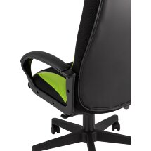 Кресло игровое TopChairs ST-CYBER 9 черный/зеленый