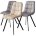 Стул CHILLI SQUARE PK6015-10(VBP210) античный бежевый, велюр М-City 