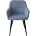 Стул BRANDY WZ2042-16 бледно-васильковый фактурный велюр/ черный каркас М-City 