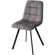 Стул CHILLI SQUARE PK6015-02 (VBP202) античный темно-серый, велюр М-City