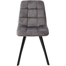 Стул CHILLI SQUARE PK6015-02 (VBP202) античный темно-серый, велюр М-City