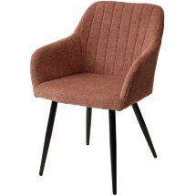 Стул BRANDY WZ2042-08 бронзовый фактурный велюр/ черный каркас М-City