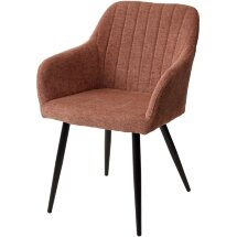 Стул BRANDY WZ2042-08 бронзовый фактурный велюр/ черный каркас М-City