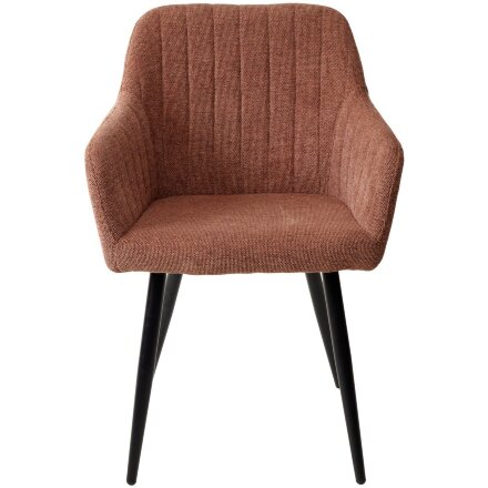 Стул BRANDY WZ2042-08 бронзовый фактурный велюр/ черный каркас М-City 