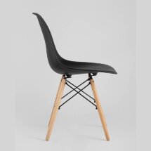 Стул Stool Group DSW черный, литой полипропилен, стальной каркас, массив бука