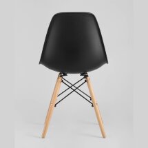 Стул Stool Group DSW черный, литой полипропилен, стальной каркас, массив бука