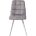 Стул CHILLI SQUARE PK6015-03 (VBP203) античный cеребристо-серый, велюр/ белый каркас М-City 