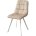 Стул CHILLI SQUARE PK6015-10(VBP210) античный бежевый, велюр/ белый каркас М-City 