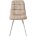 Стул CHILLI SQUARE PK6015-10(VBP210) античный бежевый, велюр/ белый каркас М-City 