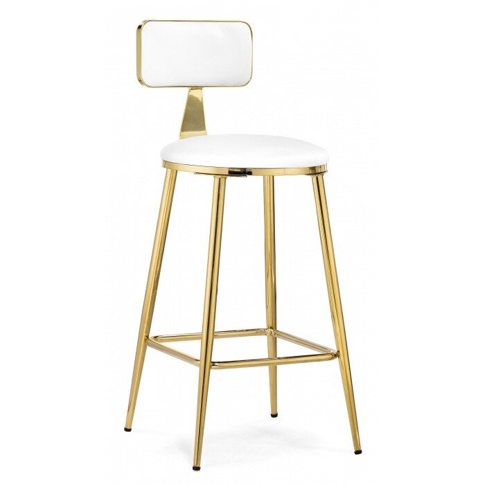 Барный стул Persi white / gold Барный стул Persi white / gold