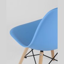 Стул Eames Style DSW голубой x4