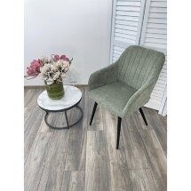 Стул BRANDY WZ2042-12 авокадо, фактурный велюр/ черный каркас М-City