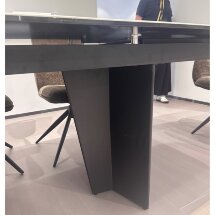 Стол MIKKEL 200 TL-188, испанская керамика / черный каркас каркас, ®DISAUR