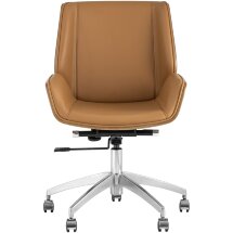 Кресло офисное Stool Group TopChairs Crown коричневое