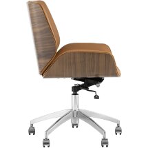 Кресло офисное Stool Group TopChairs Crown коричневое